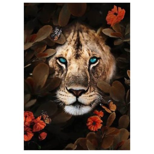 Wild Jungle Animal Paintings Printed on Canvas - Image 8