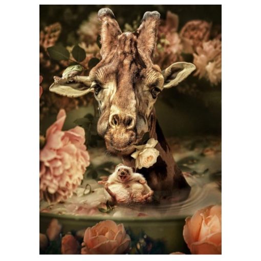 Wild Jungle Animal Paintings Printed on Canvas - Image 10