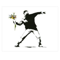 7. The Flower Thrower by Banksy