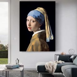 Girl With A Pearl Earring by Johannes Vermeer Reproductions