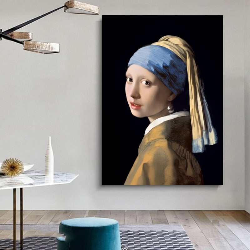 Girl With A Pearl Earring by Johannes Vermeer c.1665