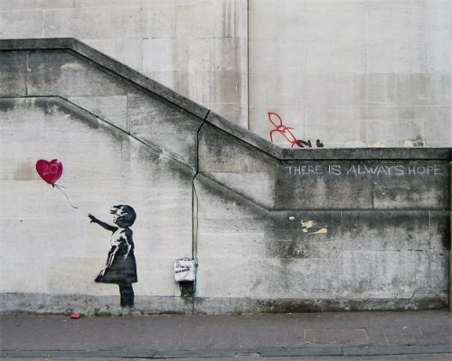 Classic Graffiti By Banksy Art Canvas Painting & Calligraphy Nordic Fashion Posters and Prints Home Decoration Wall Art Picture