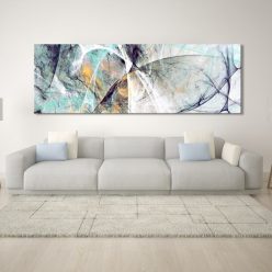 Abstract Oil Painting With a Beautiful Color Blend Printed on Canvas