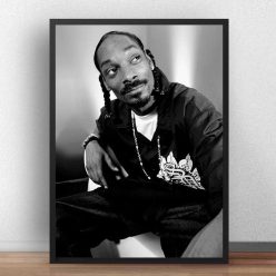 Snoop Dogg's Famous Music Star Poster Printed on Canvas