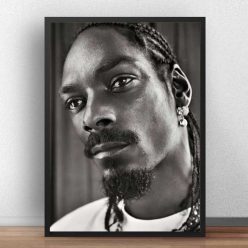 Snoop Dogg's Famous Music Star Poster Printed on Canvas