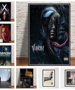 Eminem Hip Hop & Rap Music Albums Cover Printed on Canvas