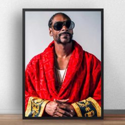 Snoop Dogg's Famous Music Star Poster Printed on Canvas