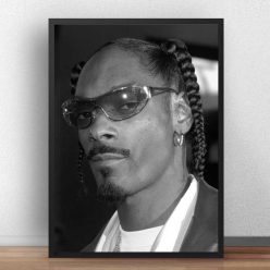 Snoop Dogg's Famous Music Star Poster Printed on Canvas