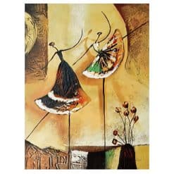 Abstract Painting of Ballet Dancers 2