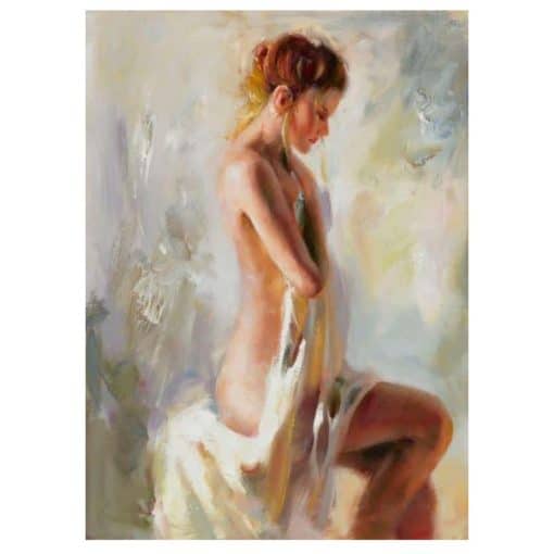 Beautiful Oil Paintings With Nude Womens Printed on Canvas - Image 2