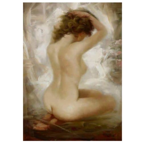 Beautiful Oil Paintings With Nude Womens Printed on Canvas - Image 4