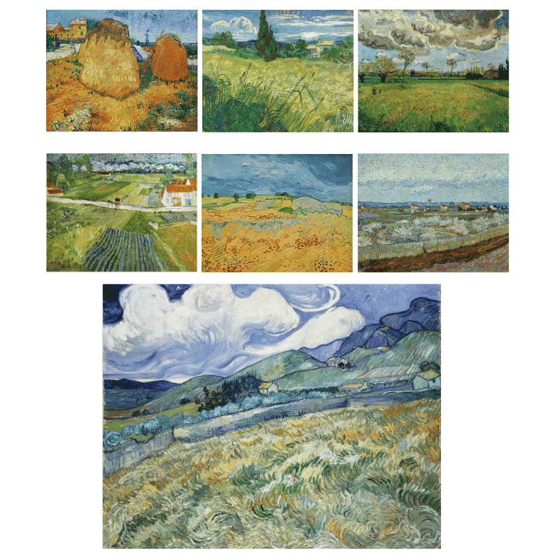 Famous Vincent Van Gogh Oil Paintings Printed on Canvas