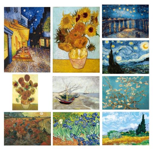 Famous Vincent Van Gogh Oil Paintings Printed on Canvas