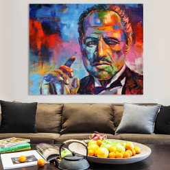 Movie Godfather Posters and Prints Colorful Portrait Canvas Painting Wall Art Picture for Living Room Home Decoration Cuadros