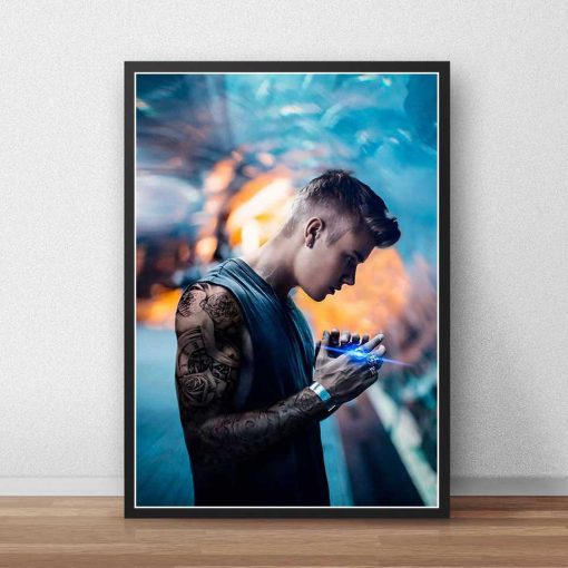 Justin Bieber Poster Canvas Custom Poster Singer Music Posters Prints Wall Art Art Canvas Bar Cafe living room decor Gift