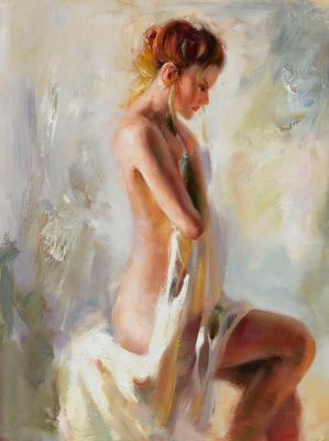 Print Abstract Portrait Modern Nude Woman Oil Painting on Canvas Art Sexy Female Lady Body Wall Picture for Living Room Cuadros