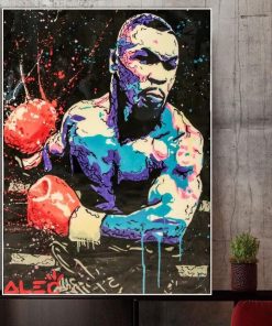 ALEC Monopolys Graffiti of Mike Tyson Abstract Wall Art Painting Printed on Canvas