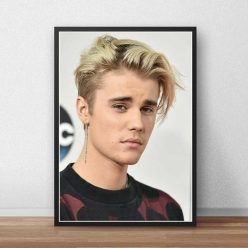 Justin Bieber Poster Canvas Custom Poster Singer Music Posters Prints Wall Art Art Canvas Bar Cafe living room decor Gift