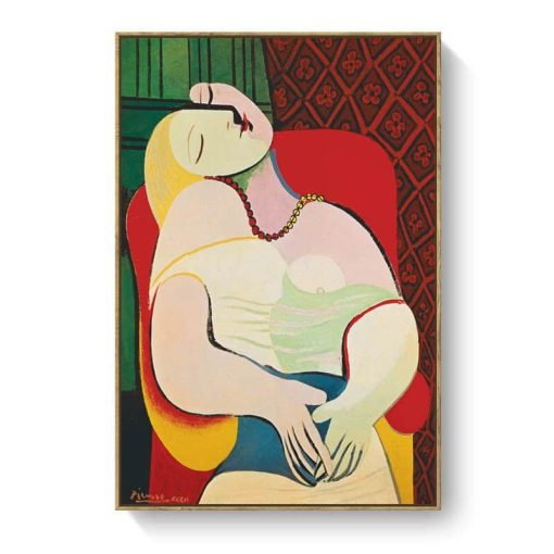 Picasso Oil Painting Abstract Figure Modern Mural Canvas Painting Wall Art Living Room Home Decor Abstract Art