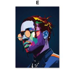 Lil Peep Tyler XXXTentacion Rapper Star Wall Art Canvas Painting Nordic Posters And Prints Wall Pictures For Living Room Decor