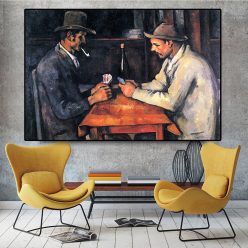 Card Players by Paul Cezanne Oil Painting Printed on Canvas