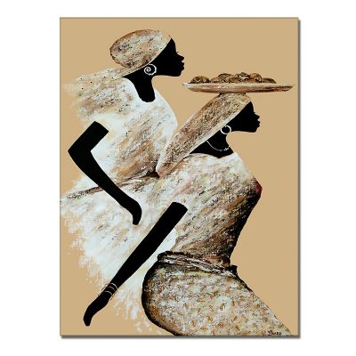 Abstract Girl Canvas Painting Figure Posters and Prints Cuadros Wall Art Pictures For Living Room Home Decoration