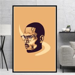 Hip Hop Rapper Music Star Chris Brown Quality Canvas Painting Poster Art Home Decor Bar Bedroom Living Sofa Wall Decor Picture