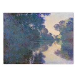 Claude Monet Seine River Canvas Painting Reproductions Poster and Print Wall Art Picture for Living Room Home Decoration Cuadros