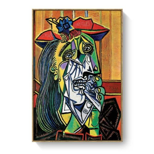 Picasso Oil Painting Abstract Figure Modern Mural Canvas Painting Wall Art Living Room Home Decor Abstract Art