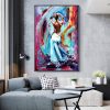 Abstract Colorful Nude Girl Women Dancing Oil Painting on Canvas Posters and Prints Cuadros Wall Art Picture for Living Room