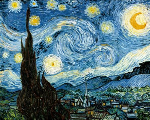 Famous Van Gogh Cafe Terrace At Night Oil Painting Reproductions on Canvas Posters and Prints Wall Art Picture for Living Room