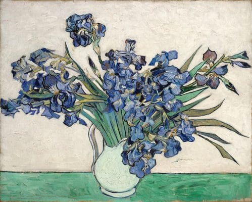 Irises – Vase with Irises 1890
