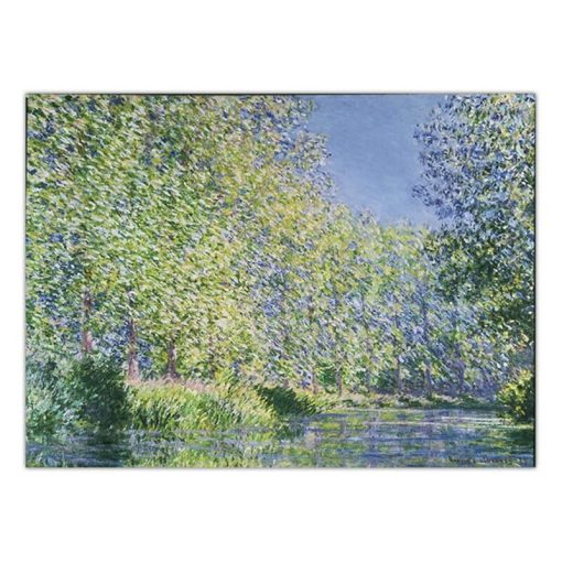 Claude Monet Seine River Canvas Painting Reproductions Poster and Print Wall Art Picture for Living Room Home Decoration Cuadros