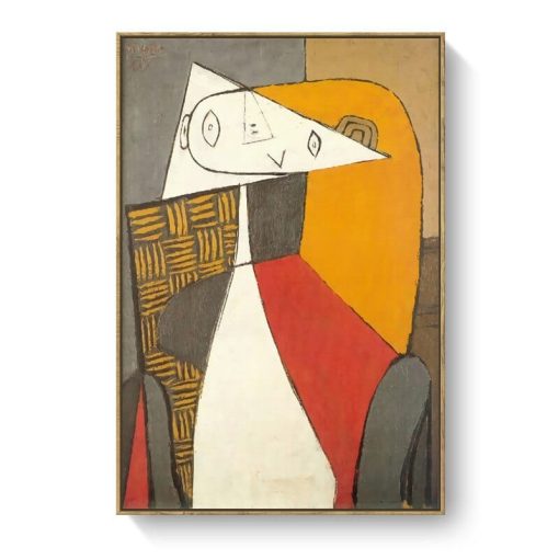 Picasso Oil Painting Abstract Figure Modern Mural Canvas Painting Wall Art Living Room Home Decor Abstract Art