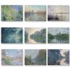 Claude Monet Seine River Canvas Painting Reproductions Poster and Print Wall Art Picture for Living Room Home Decoration Cuadros