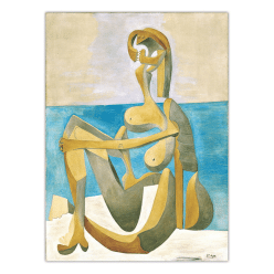 Pablo Picasso 1929 Seated Bather on the Beach