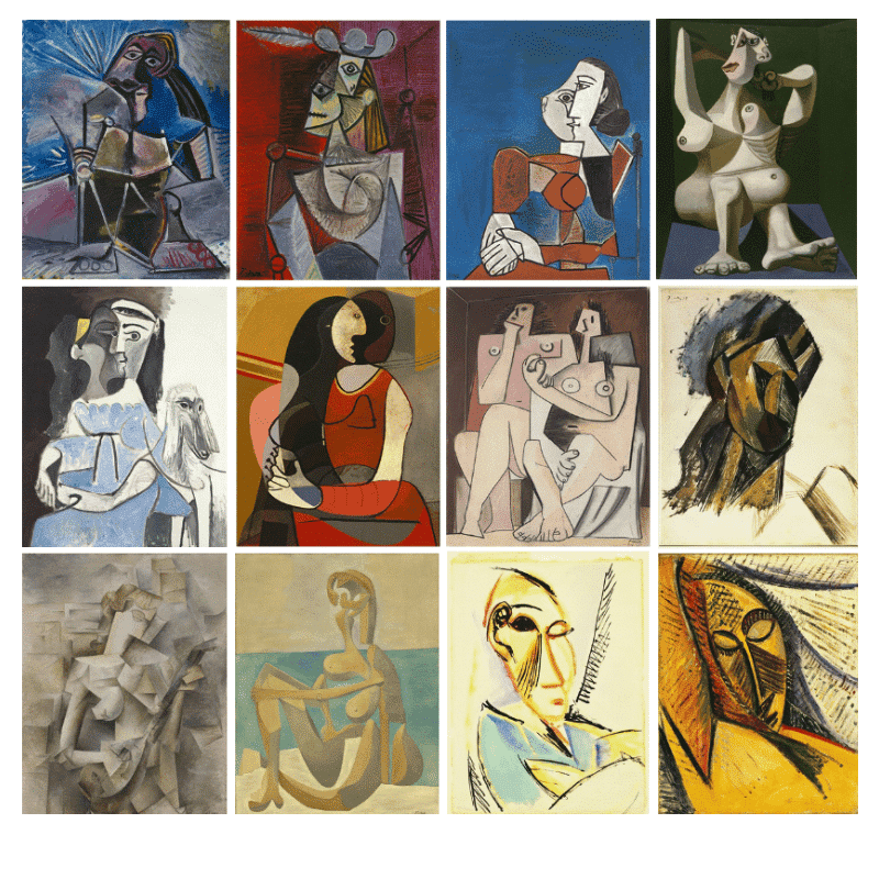 Pablo Picasso Reproduction Abstract Wall Art Paintings Printed on Canvas