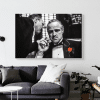 Black And White Movie Photo From the Movie Godfather Printed on Canvas