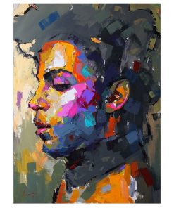 Prince Portrait Modern Abstract Wall Art Painting Printed on Canvas