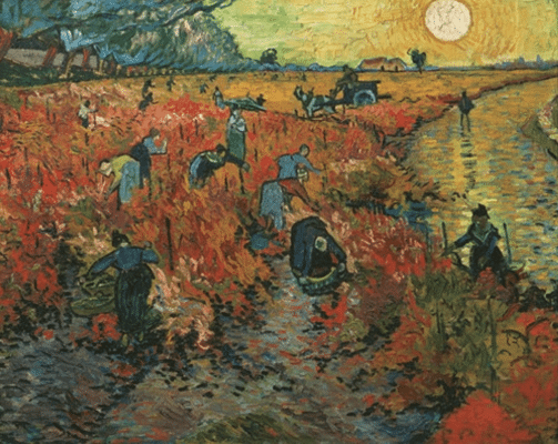 Red Vineyards at Arles 1888