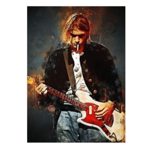 Great Looking Rock & Roll Artists and Singers Graffiti Printed on Canvas - Image 13