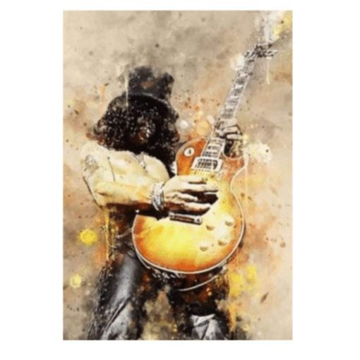 Great Looking Rock & Roll Artists and Singers Graffiti Printed on Canvas - Image 16