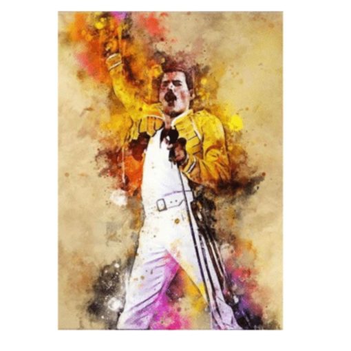 Great Looking Rock & Roll Artists and Singers Graffiti Printed on Canvas - Image 4