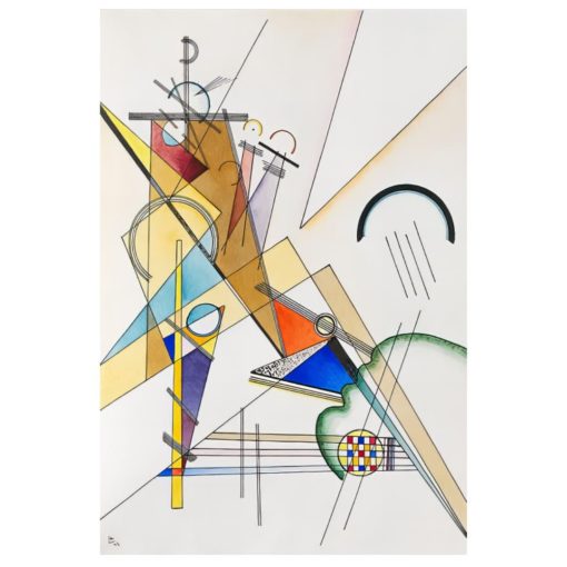 Artwork By Wassily Kandinsky Reproductions Paintings Printed on Canvas - Image 3