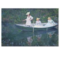 B In the Norvegienne Boat at Giverny 1887