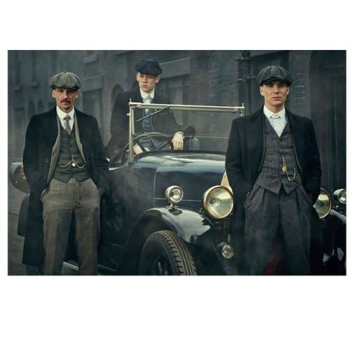 British Crime Drama Peaky Blinders High Quality Picture Printed on Canvas - Image 2