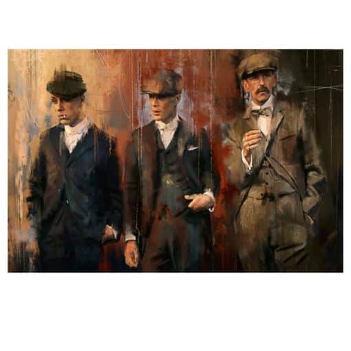 British Crime Drama Peaky Blinders High Quality Picture Printed on Canvas - Image 3