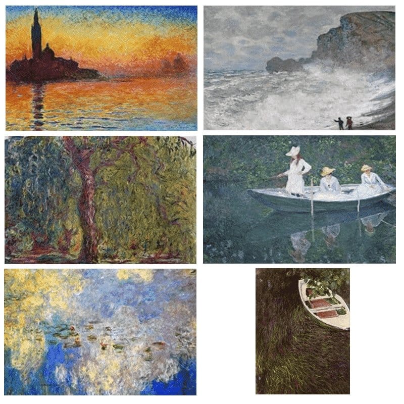 San Giorgio Maggiore at Dusk by Claude Monet Printed on Canvas