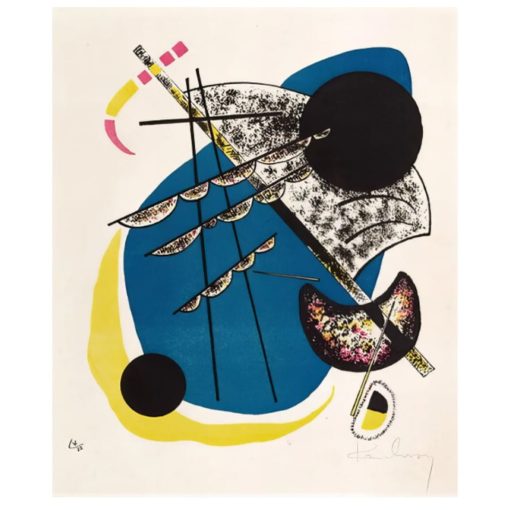 Artwork By Wassily Kandinsky Reproductions Paintings Printed on Canvas - Image 8