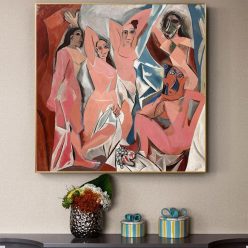 Les Demoiselles d'Avignon Oil Painting by Pablo Picasso painted 1907